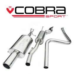 FD38 Cobra Sport Ford Fiesta Mk6 Zetec S 2002-07 Cat Back System (Resonated), Cobra Sport, FD38